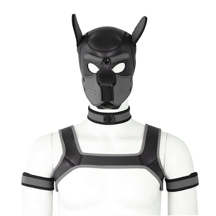 ALPHA PUP HOOD SET - Grey & Black - Image 4