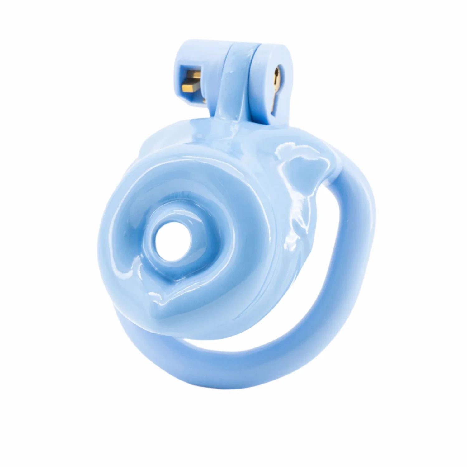 BAD PUP CHASTITY CAGE - Blue Resin - Image 14