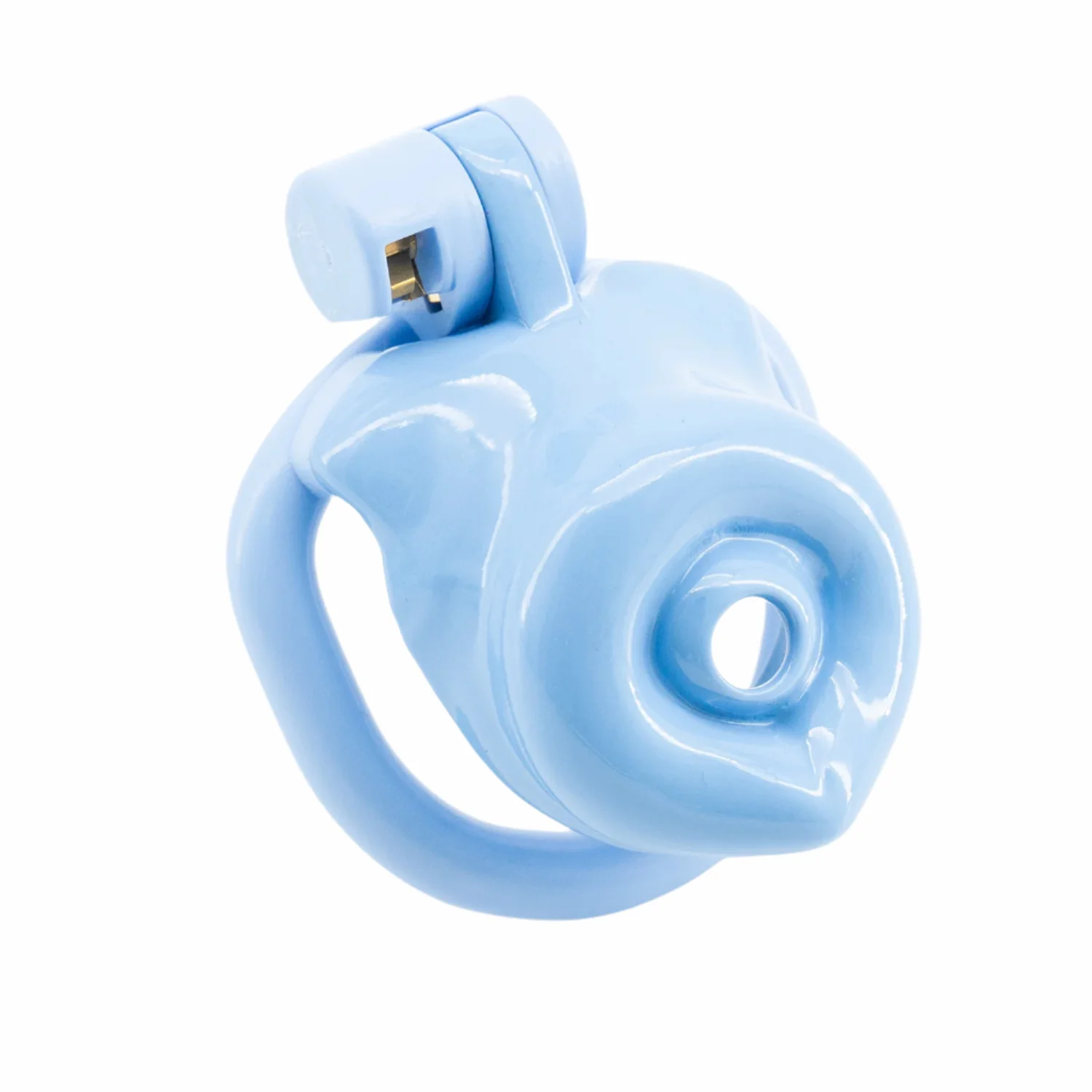 BAD PUP CHASTITY CAGE - Blue Resin - Image 15