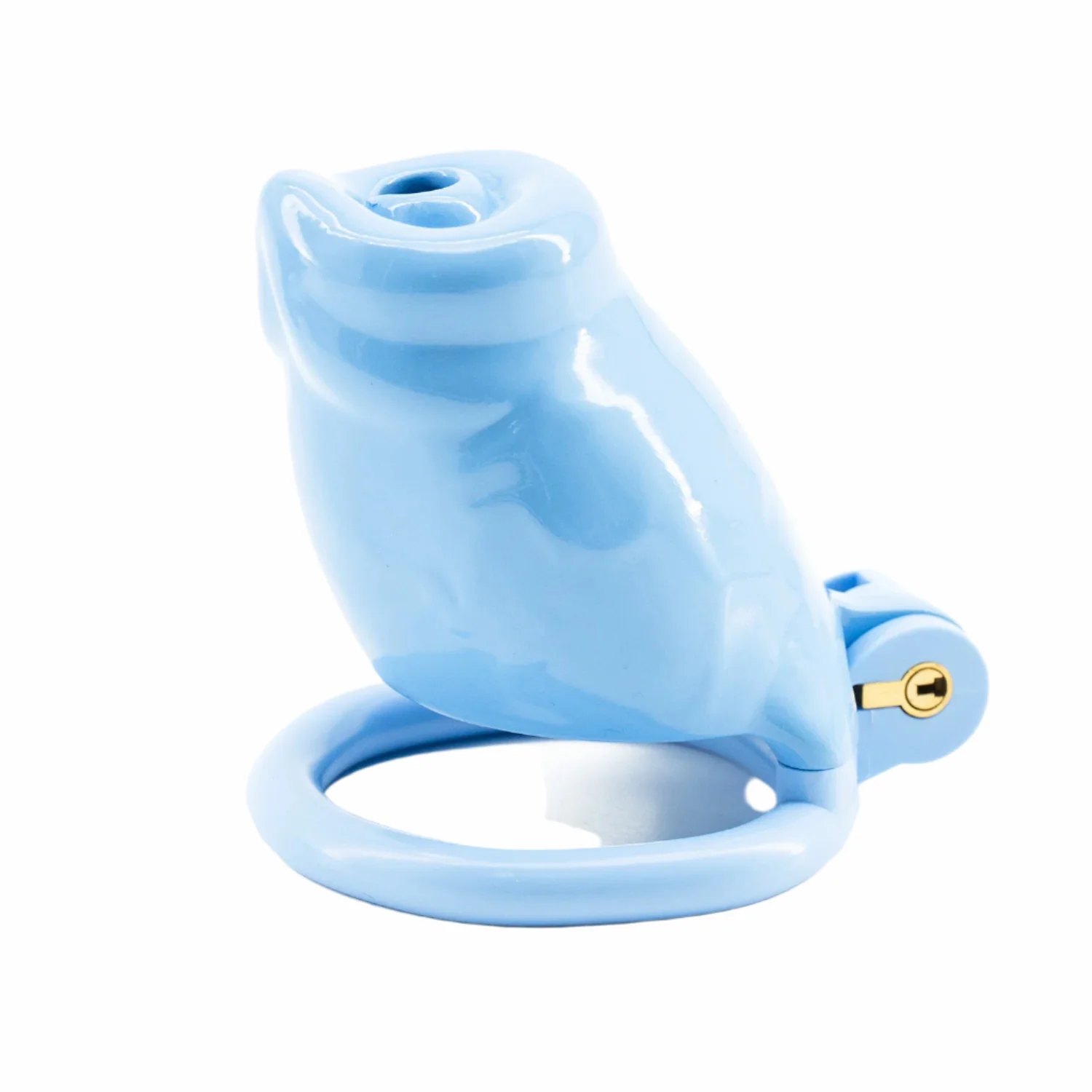 BAD PUP CHASTITY CAGE - Blue Resin - Image 19