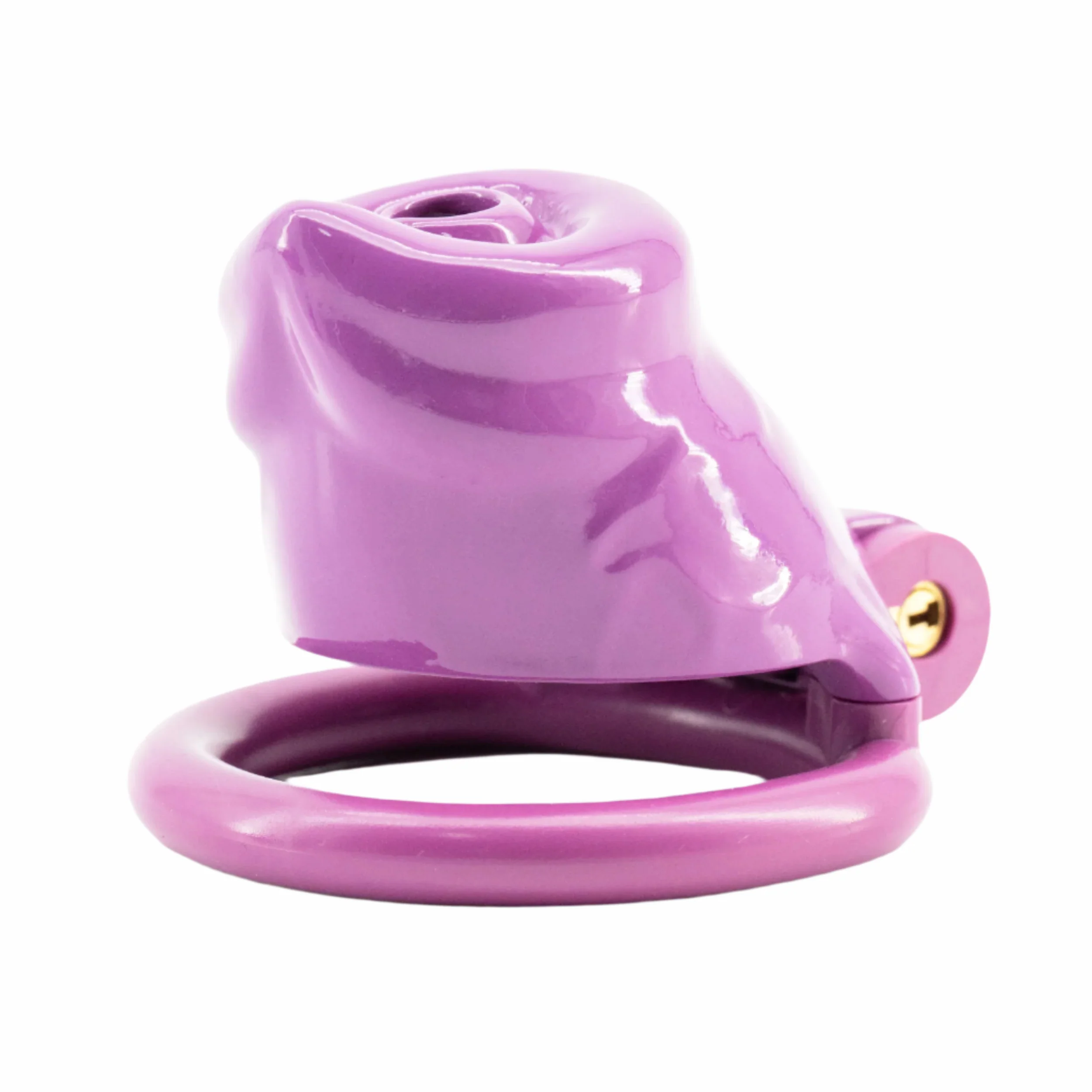 BAD PUP CHASTITY CAGE - Dark Pink Resin - Image 10