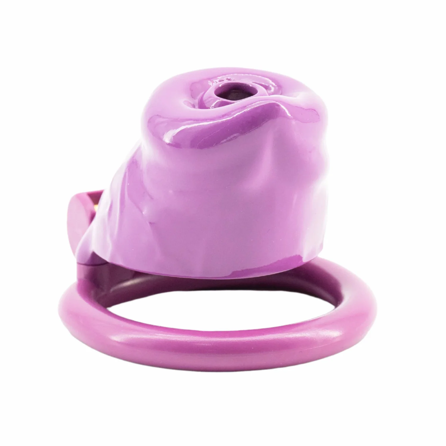 BAD PUP CHASTITY CAGE - Dark Pink Resin - Image 12