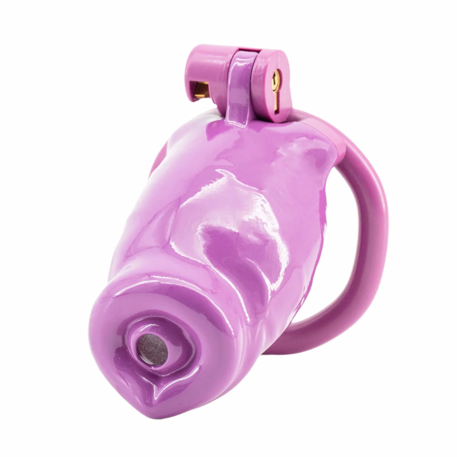 BAD PUP CHASTITY CAGE - Dark Pink Resin - Image 18