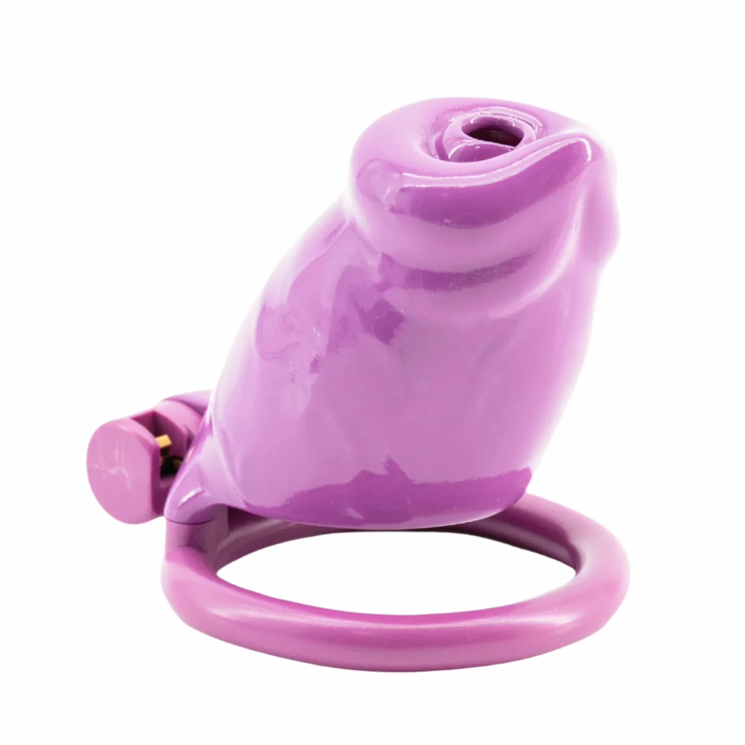 BAD PUP CHASTITY CAGE - Dark Pink Resin - Image 20