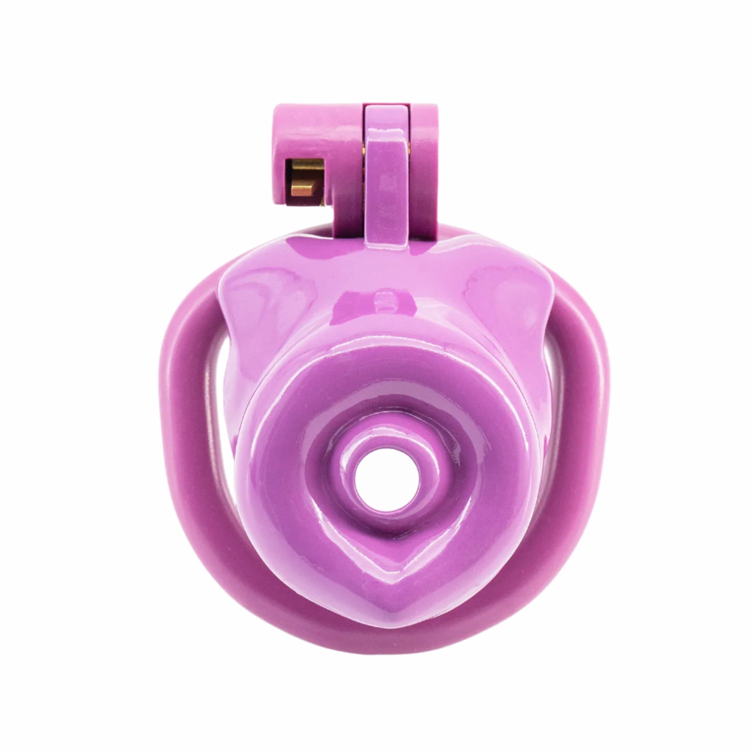 BAD PUP CHASTITY CAGE - Dark Pink Resin - Image 6