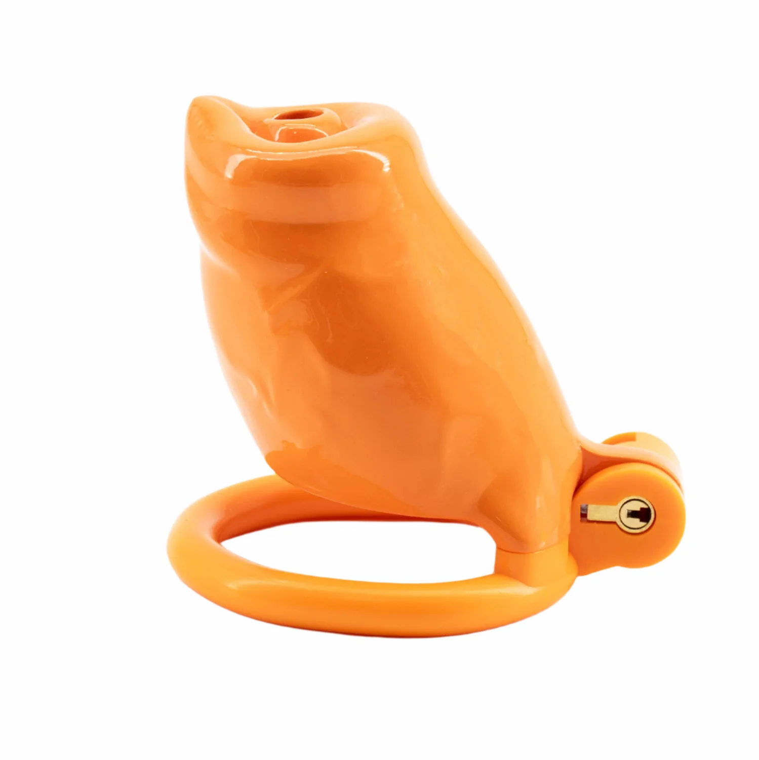 BAD PUP CHASTITY CAGE - Orange Resin - Image 11