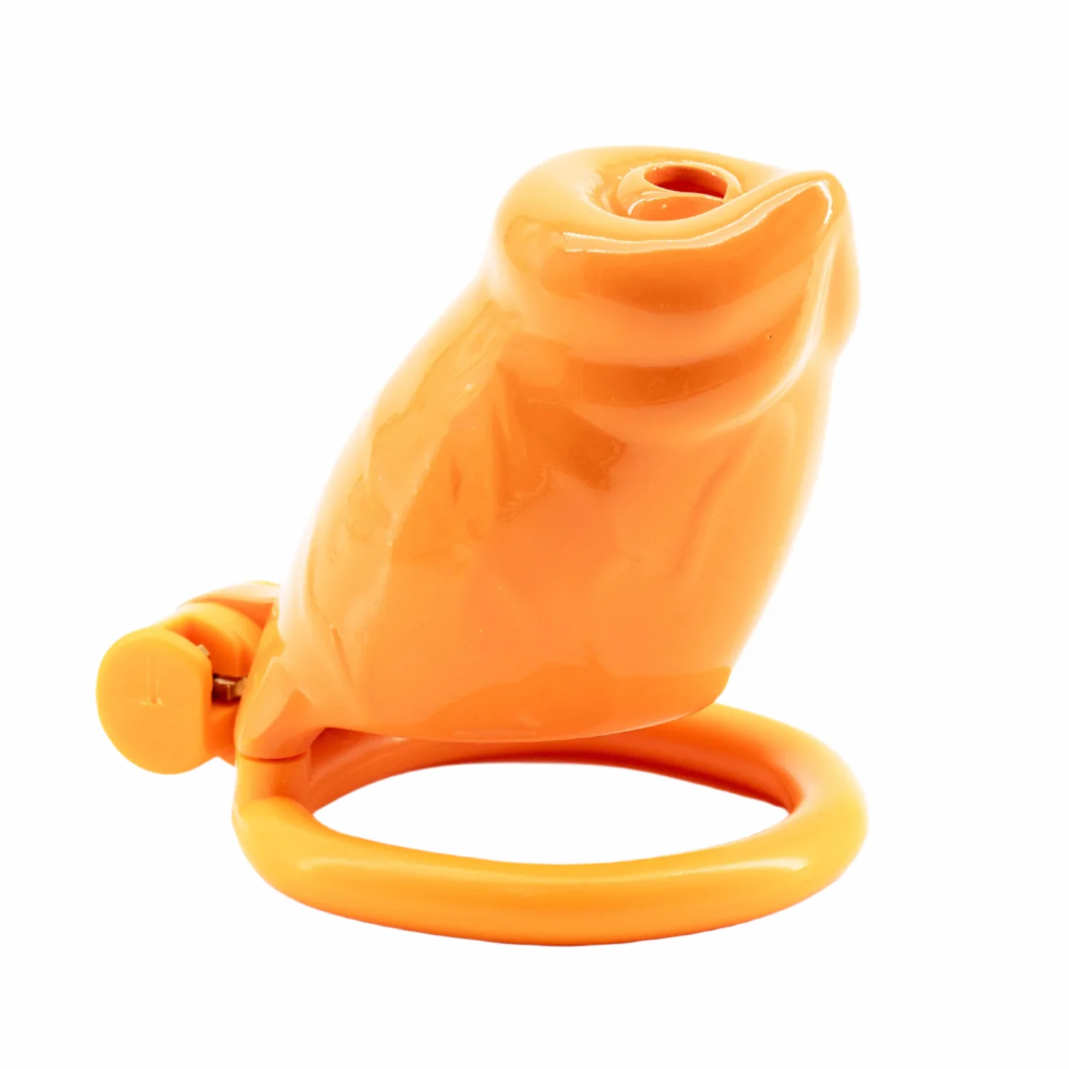 BAD PUP CHASTITY CAGE - Orange Resin - Image 12