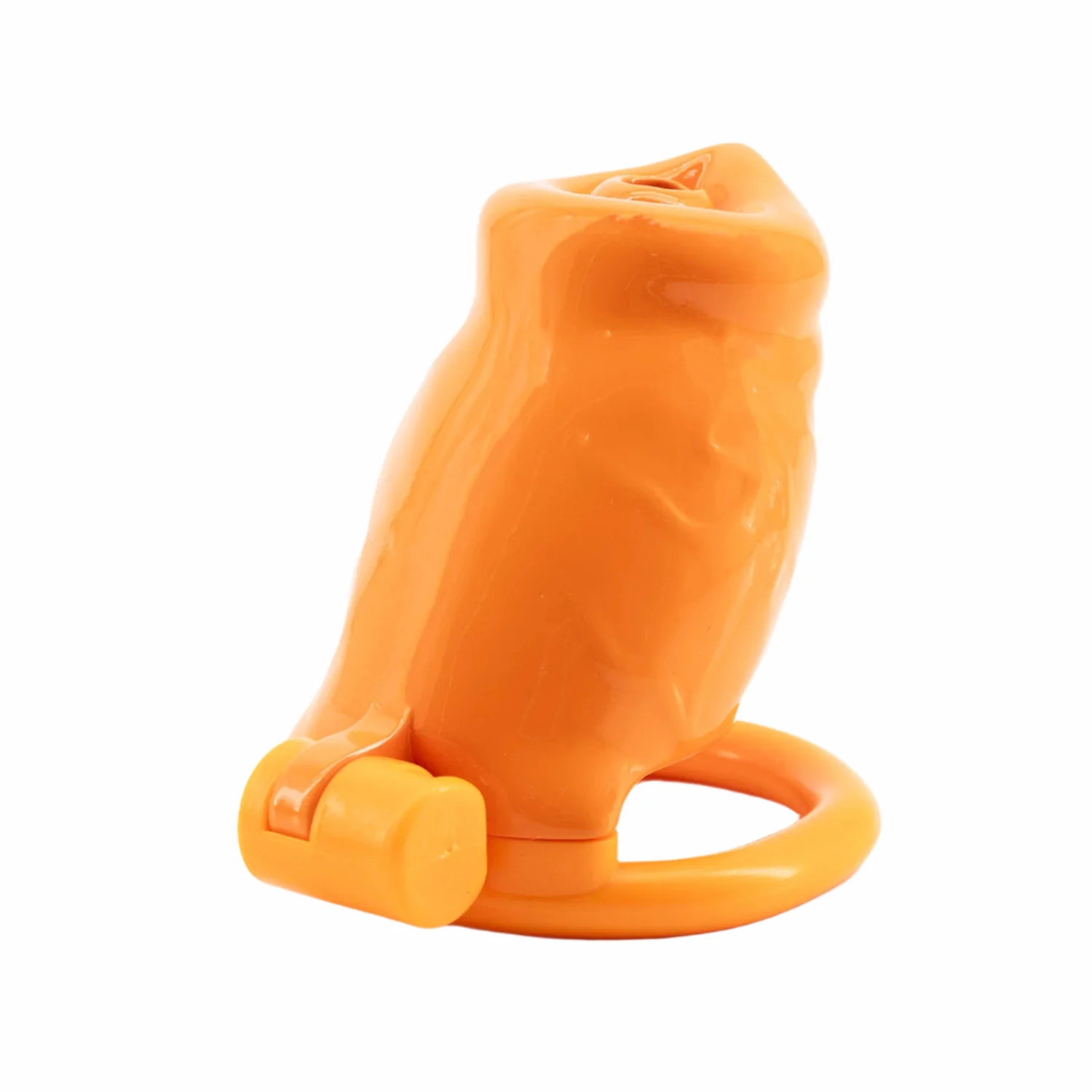 BAD PUP CHASTITY CAGE - Orange Resin - Image 13