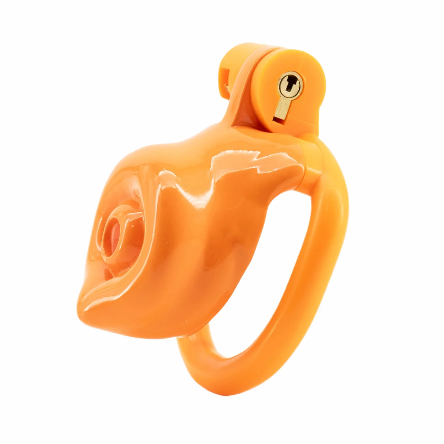 BAD PUP CHASTITY CAGE - Orange Resin - Image 15