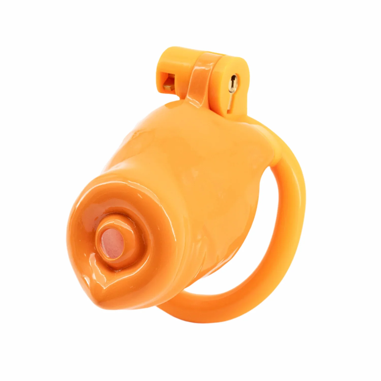BAD PUP CHASTITY CAGE - Orange Resin - Image 16