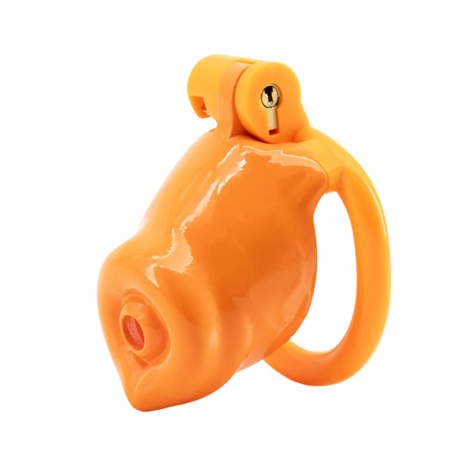 BAD PUP CHASTITY CAGE - Orange Resin - Image 18