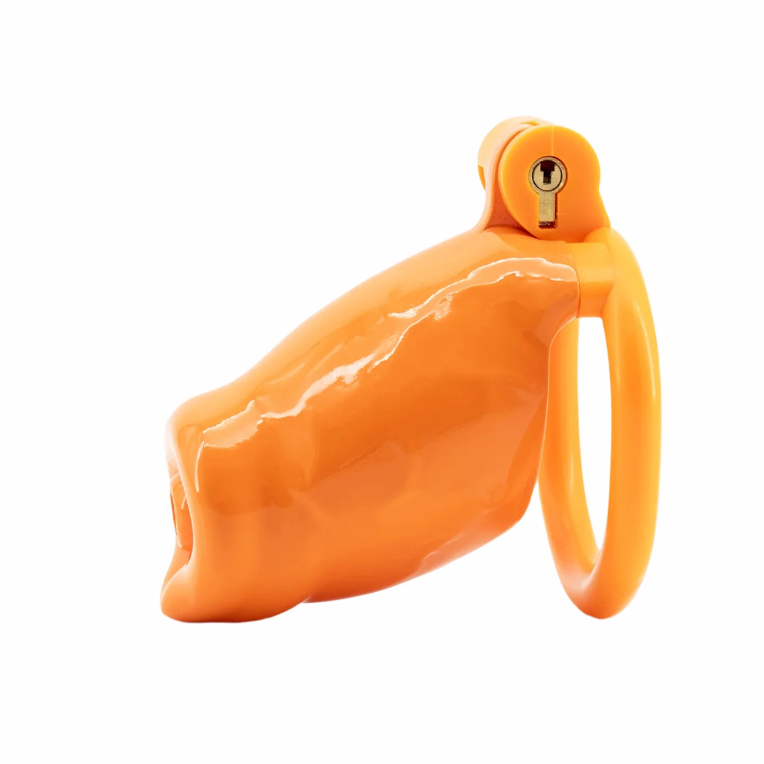 BAD PUP CHASTITY CAGE - Orange Resin - Image 21