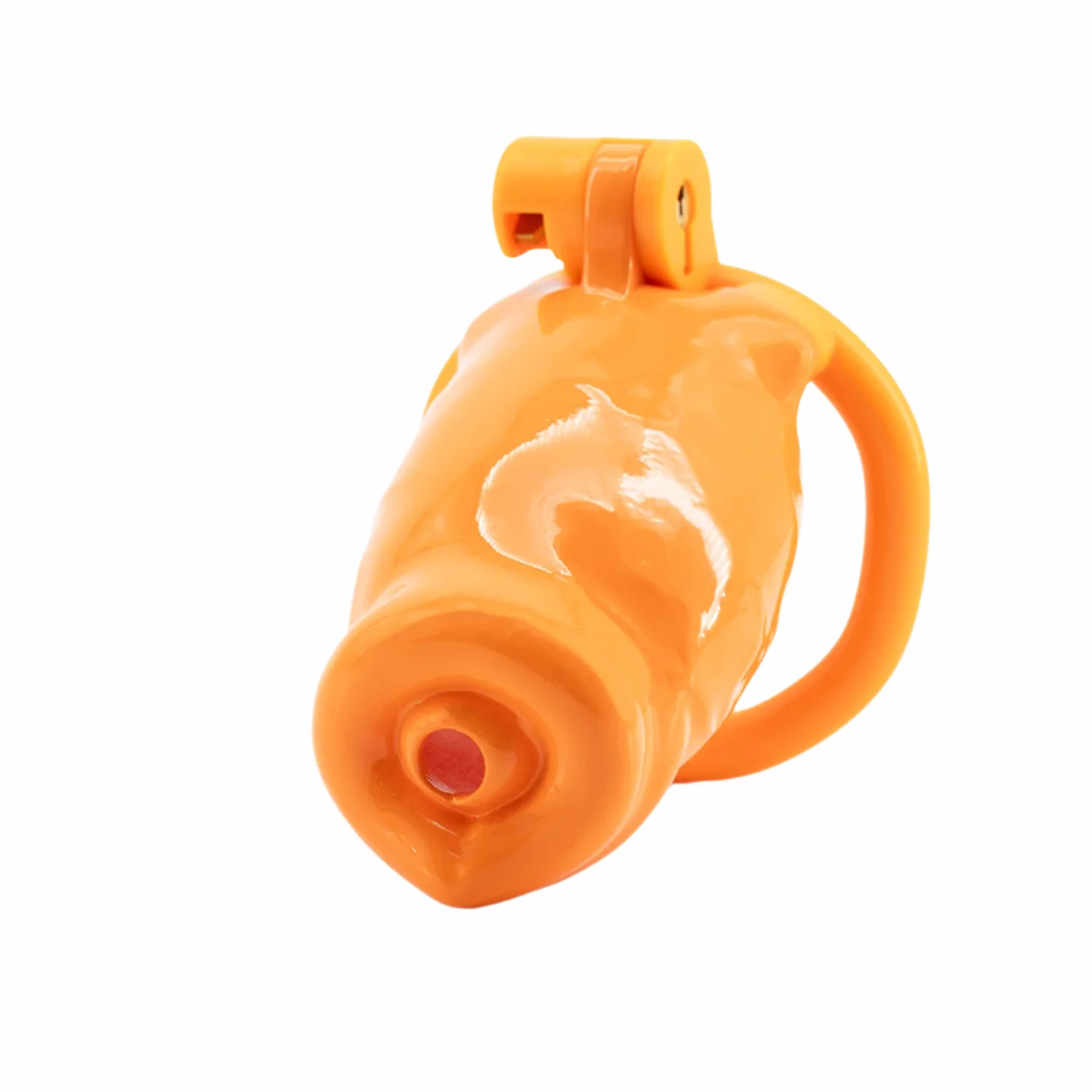 BAD PUP CHASTITY CAGE - Orange Resin - Image 22
