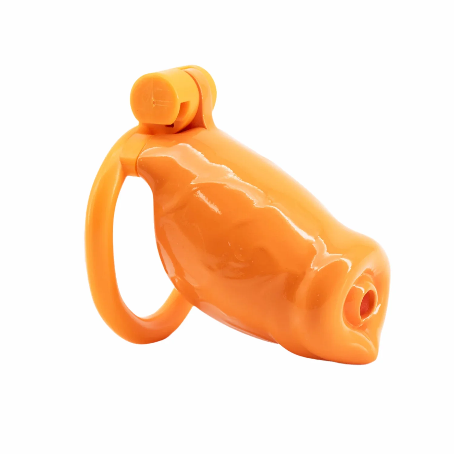BAD PUP CHASTITY CAGE - Orange Resin - Image 23