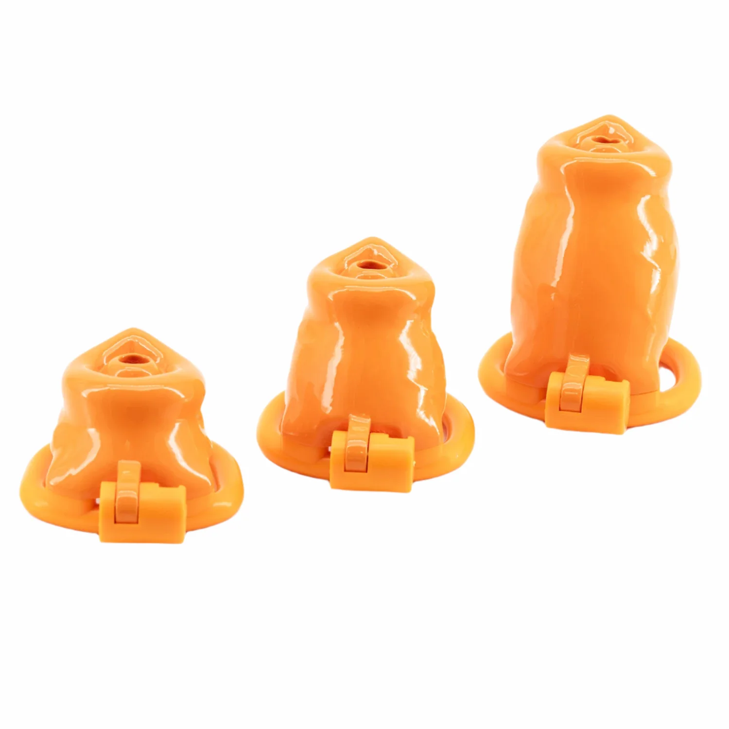 BAD PUP CHASTITY CAGE - Orange Resin - Image 5