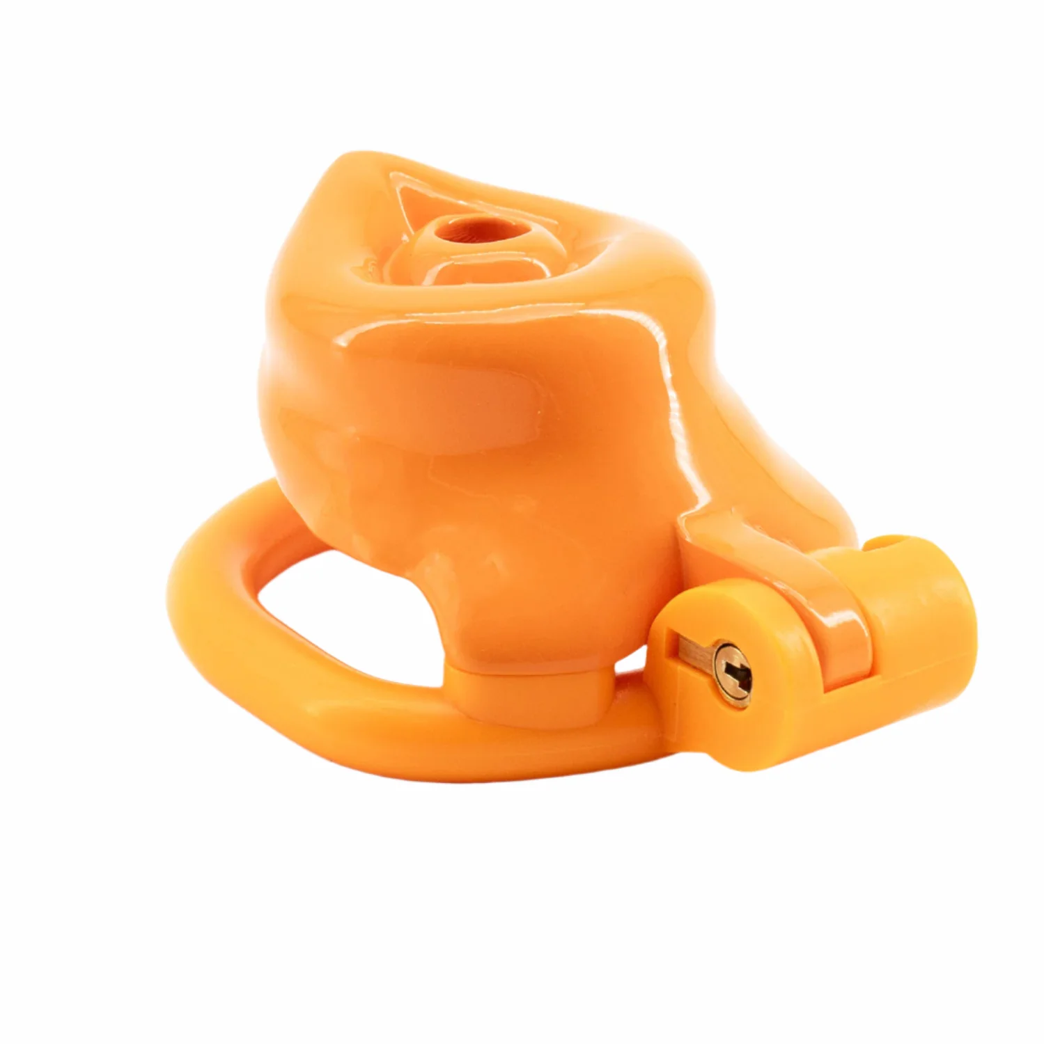 BAD PUP CHASTITY CAGE - Orange Resin - Image 6