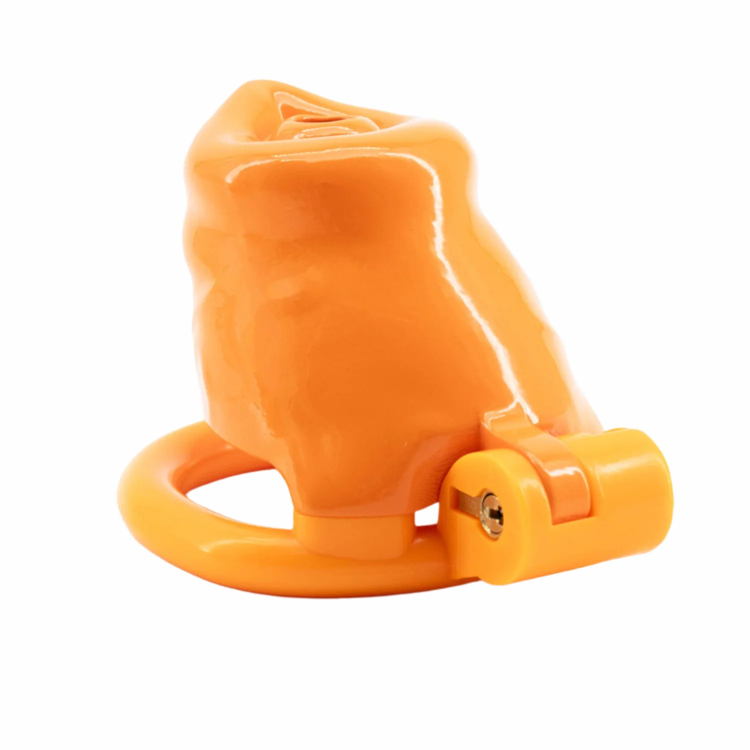 BAD PUP CHASTITY CAGE - Orange Resin - Image 9