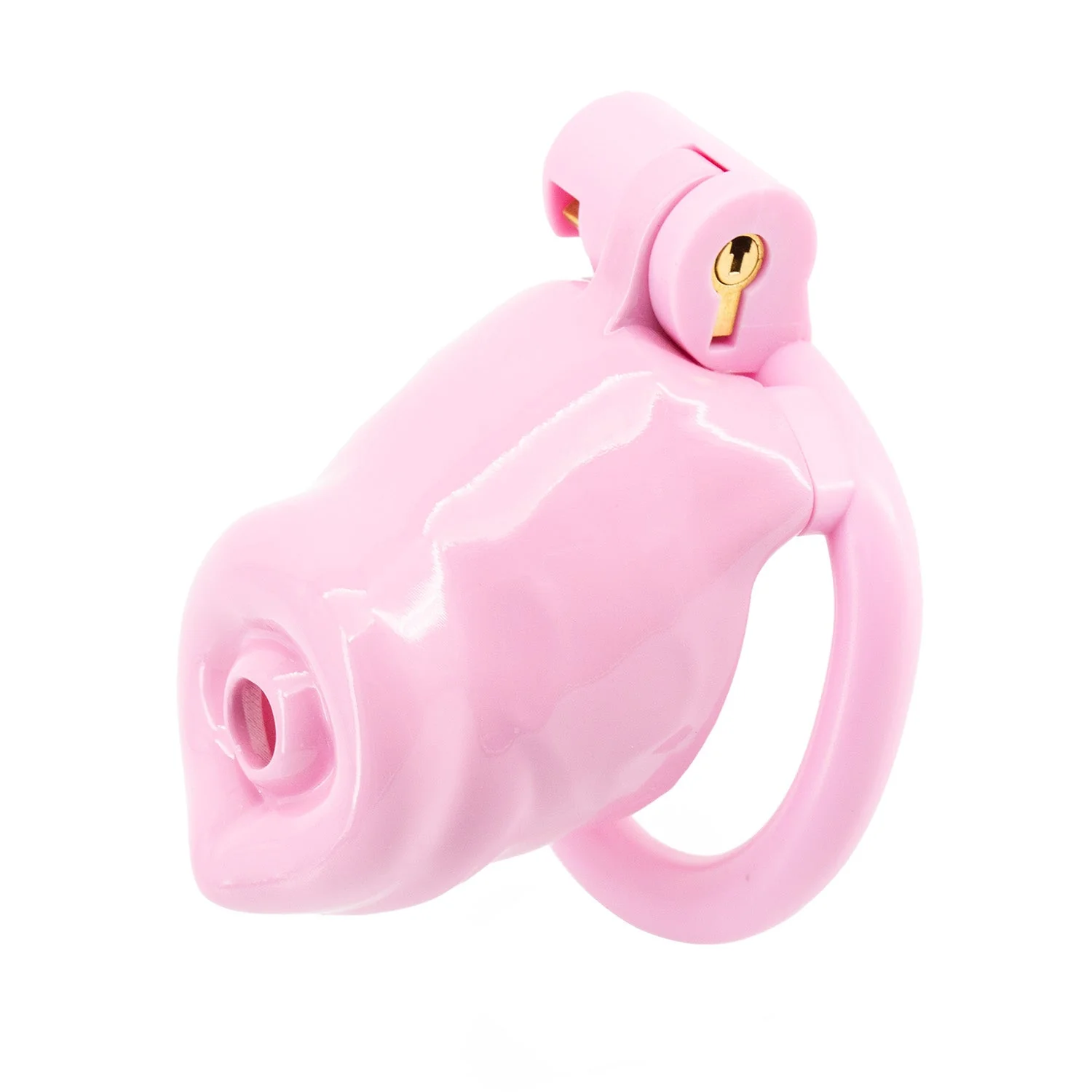 BAD PUP CHASTITY CAGE - Pink Resin - Image 3