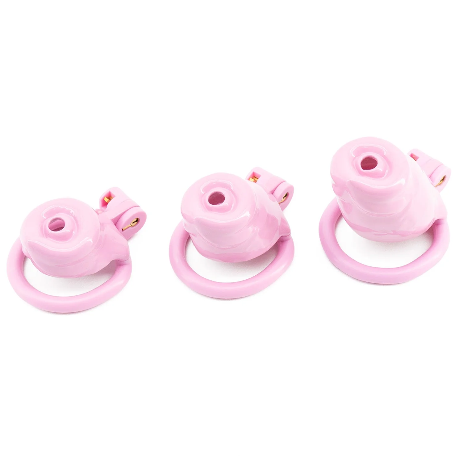 BAD PUP CHASTITY CAGE - Pink Resin - Image 4