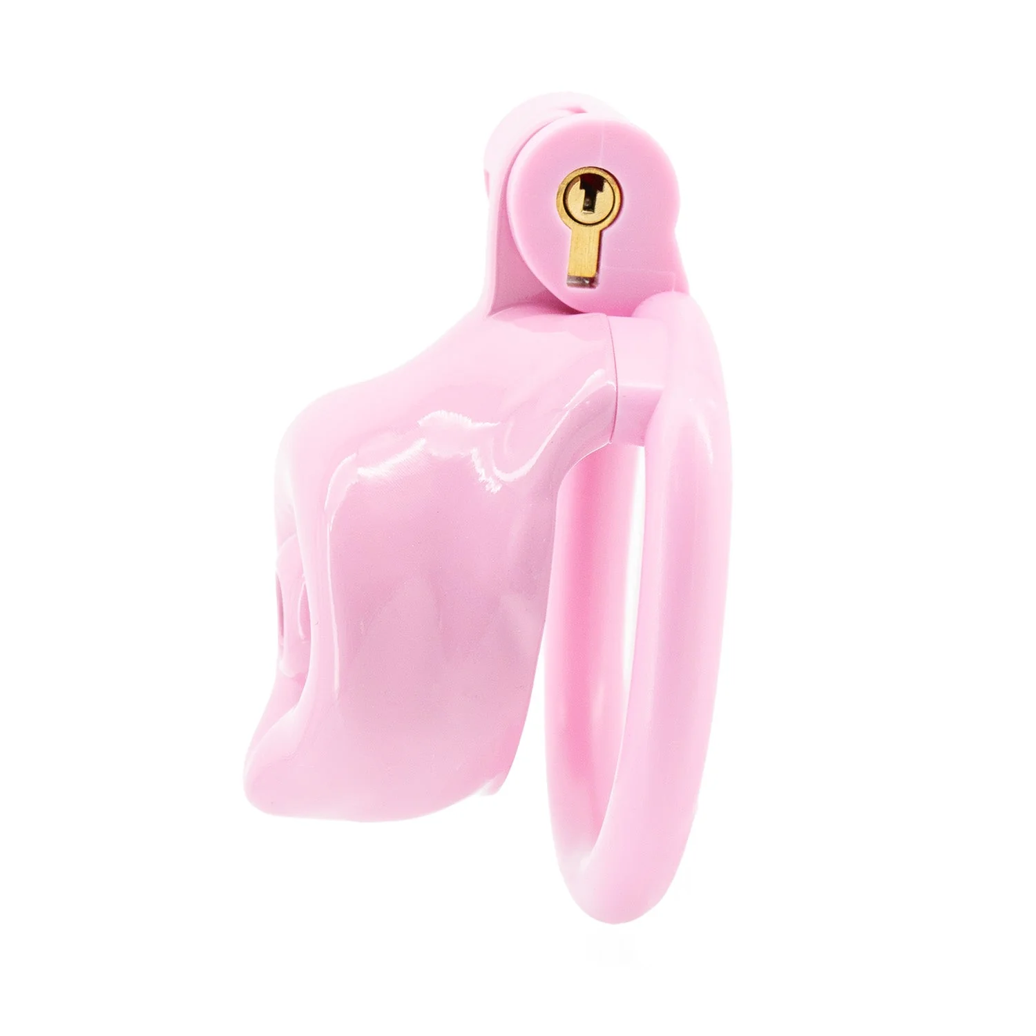BAD PUP CHASTITY CAGE - Pink Resin - Image 6