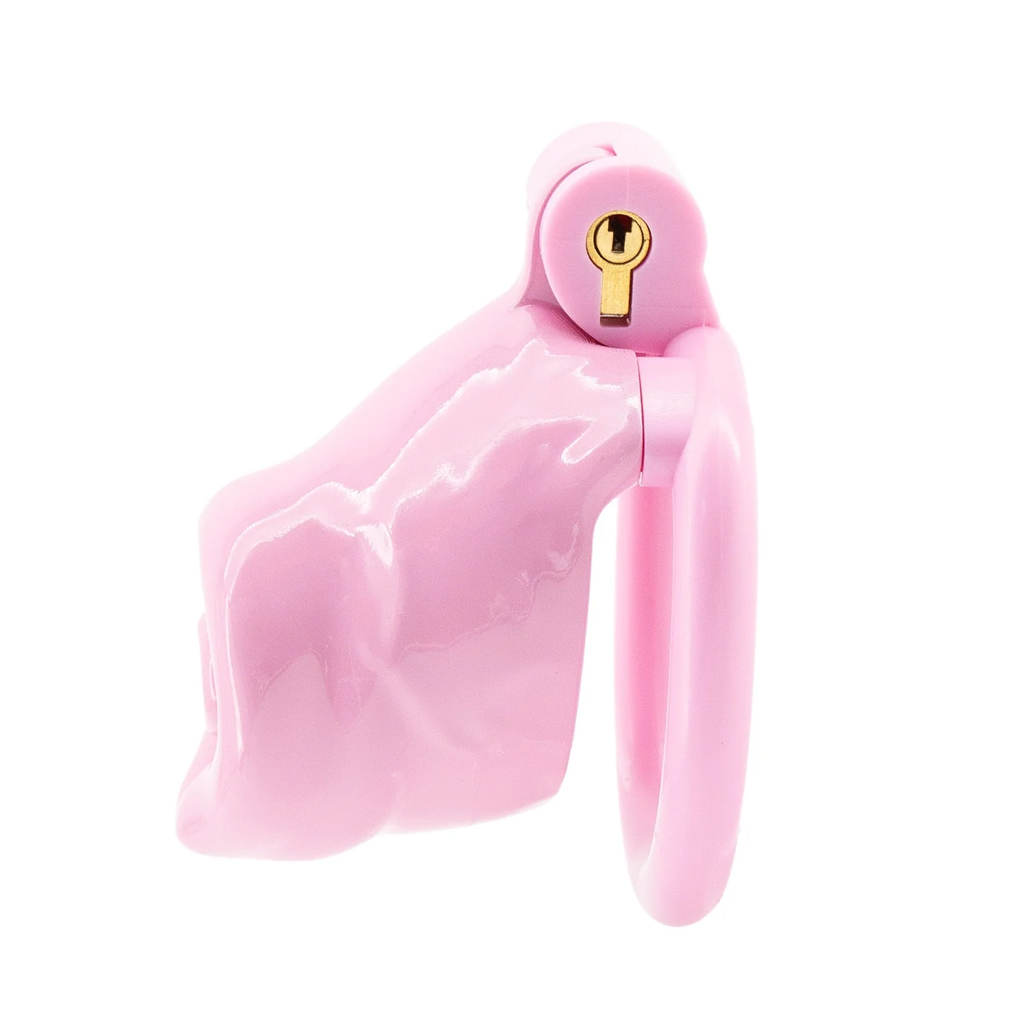BAD PUP CHASTITY CAGE - Pink Resin - Image 7