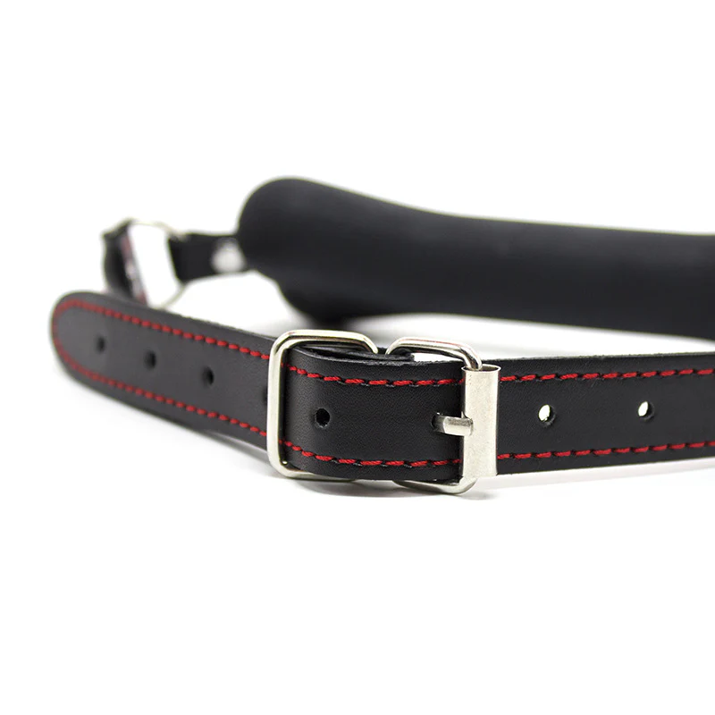 PUP TREAT BONE GAG - Black - Image 3