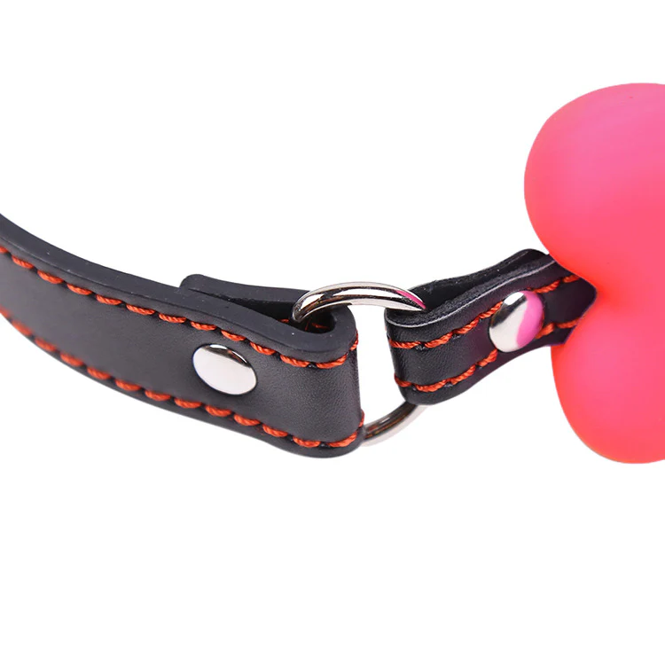 PUP TREAT BONE GAG - Pink - Image 3