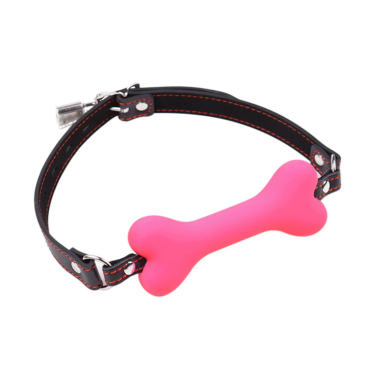 PUP TREAT BONE GAG - Pink - Image 7
